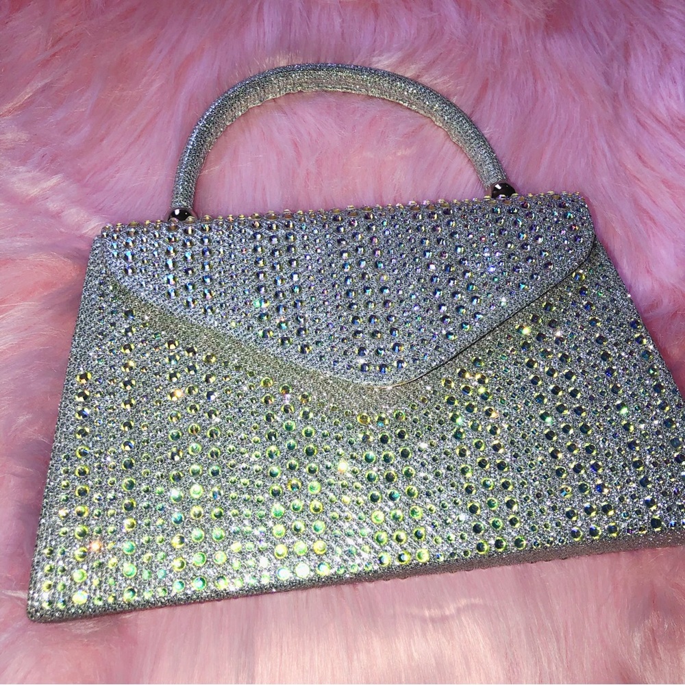 🤍💎Aurora Rhinestone Tote & Crossbody💎🤍 - Picture 5 of 10